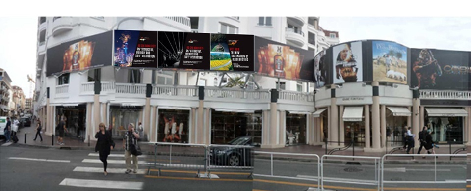 Lý Nhã Kỳ chi 1 triệu euro để đưa hình ảnh Việt Nam đến Cannes 2017 - 8 Vị trí 3 bảng quảng cáo ngoài trời sẽ được đặt để quảng bá cho Việt Nam tại Liên hoan phim Cannes