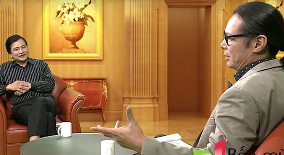 NSND Quốc Anh chạnh lòng khi trúng “tiếng sét ái tình” của phụ nữ hai con - 1 NSƯT Trần Lực và Quốc Anh trong Bốn mùa yêu thương. Ảnh: TL.