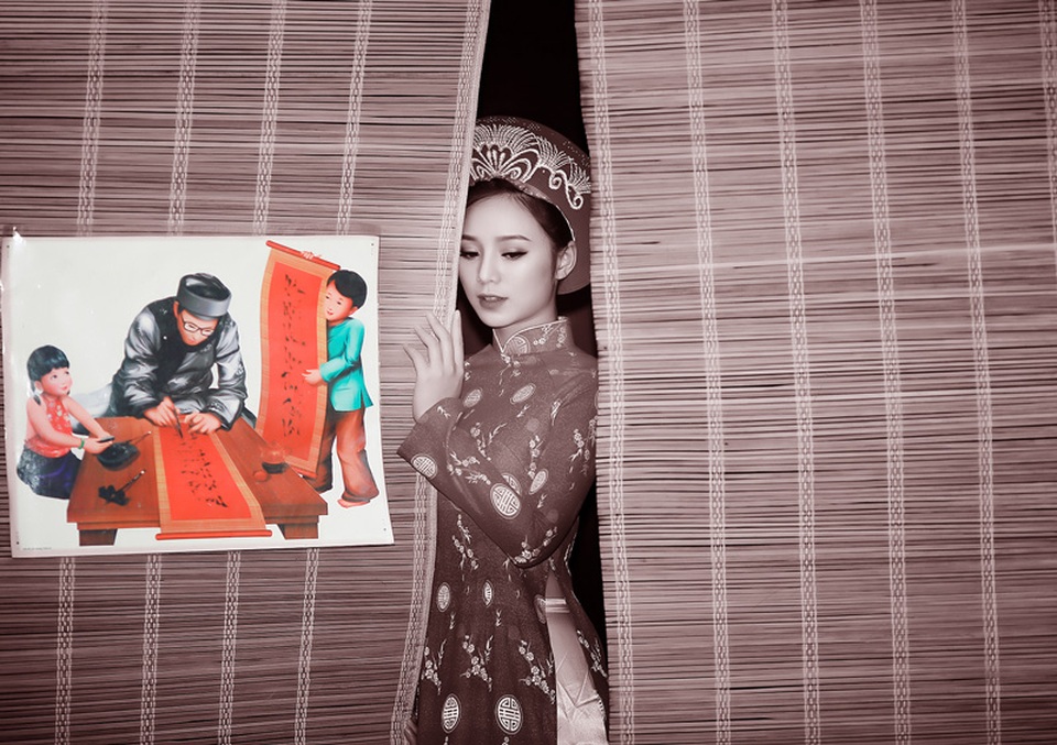 “Loa phường” Quỳnh Kool đáng yêu trong tà áo dài đón Xuân - 14 “Loa phường” Quỳnh Kool đáng yêu trong tà áo dài đón Xuân - 14