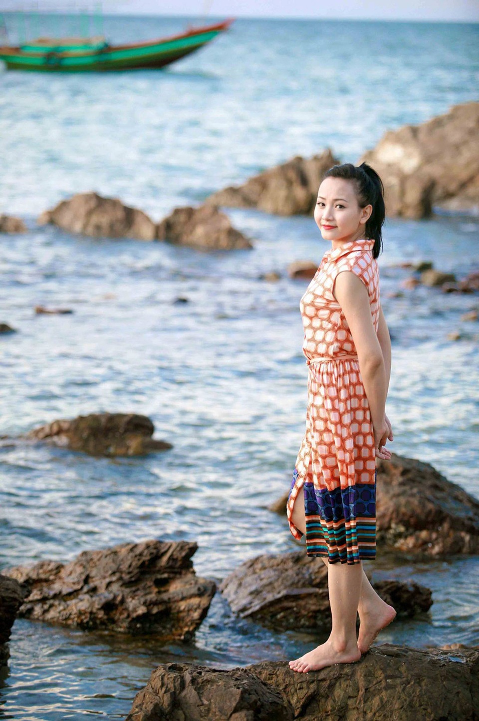 Á khôi Imiss Thăng Long và mối duyên với nghiệp dạy múa - 3
Hồi tưởng lại chặng đường đã qua, Quỳnh Trang không cảm thấy nuối tiếc điều gì, và điều hài lòng nhất với cô, là có được cho riêng mình một tổ ấm…