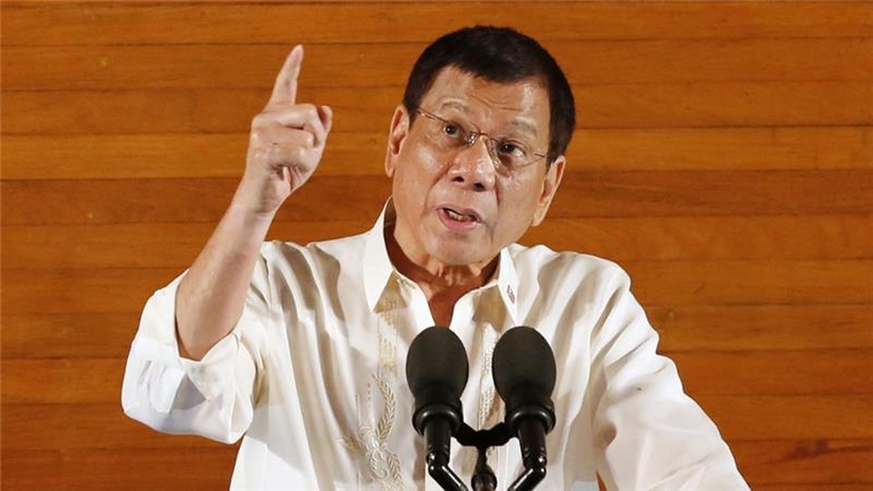 Lo ngại Trung Quốc, Philippines đổi tên biển để khẳng định chủ quyền - 1
Tổng thống Philippines Rodrigo Duterte (Ảnh: AFP)