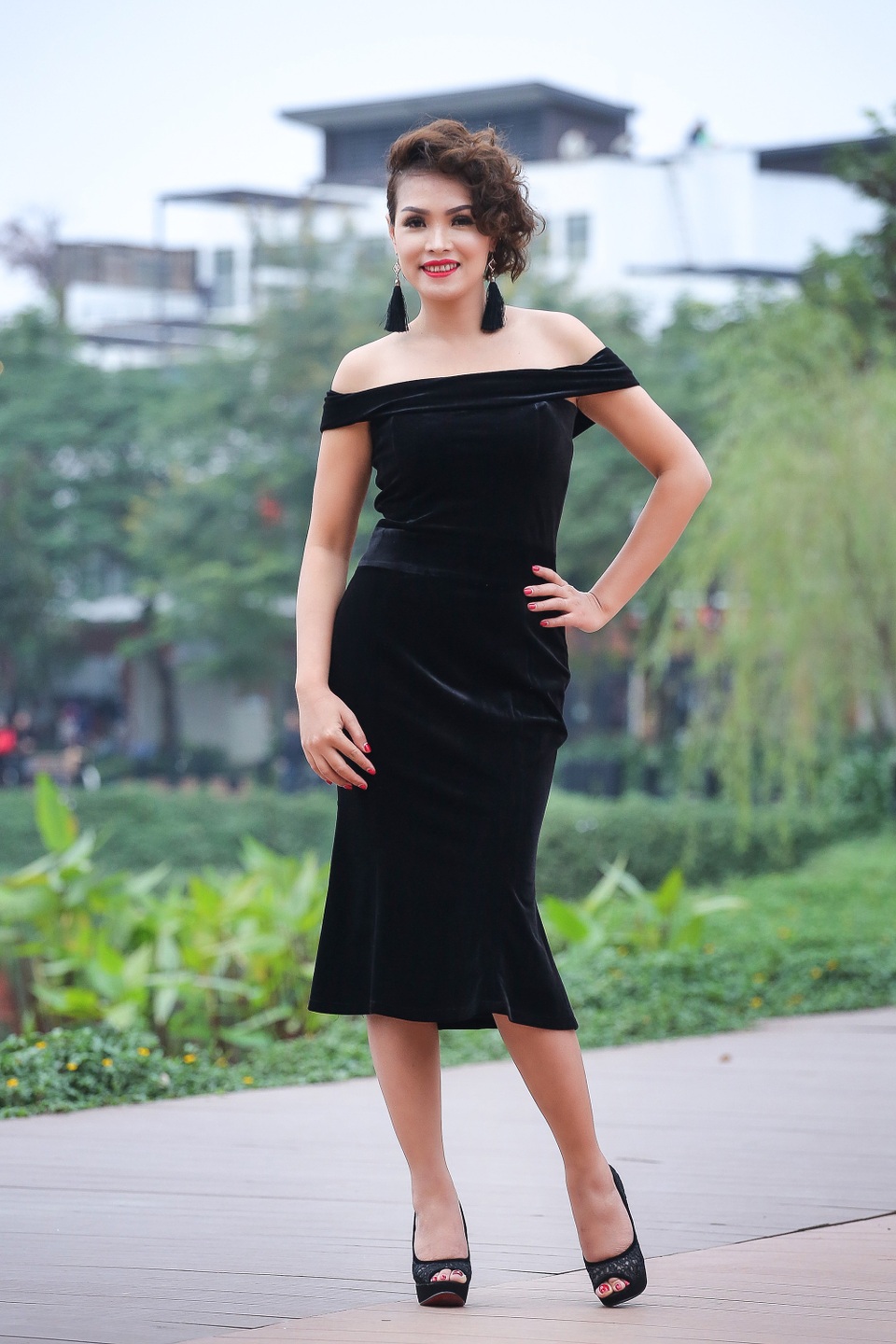 Giáng Sinh rực rỡ của cựu người mẫu Trần Lệ Thủy - 3 
Trần Lệ Thủy giờ còn là giám đốc truyền thông của một thương hiệu thời trang lớn tại Việt Nam.