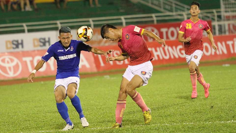 Hoà Than Quảng Ninh, Sài Gòn FC mất cơ hội lên ngôi đầu bảng V-League - 3 Bị đội bóng vùng mỏ cầm hoà, Sài Gòn FC mất cơ hội lên ngôi đầu bảng (ảnh: Trọng Vũ)