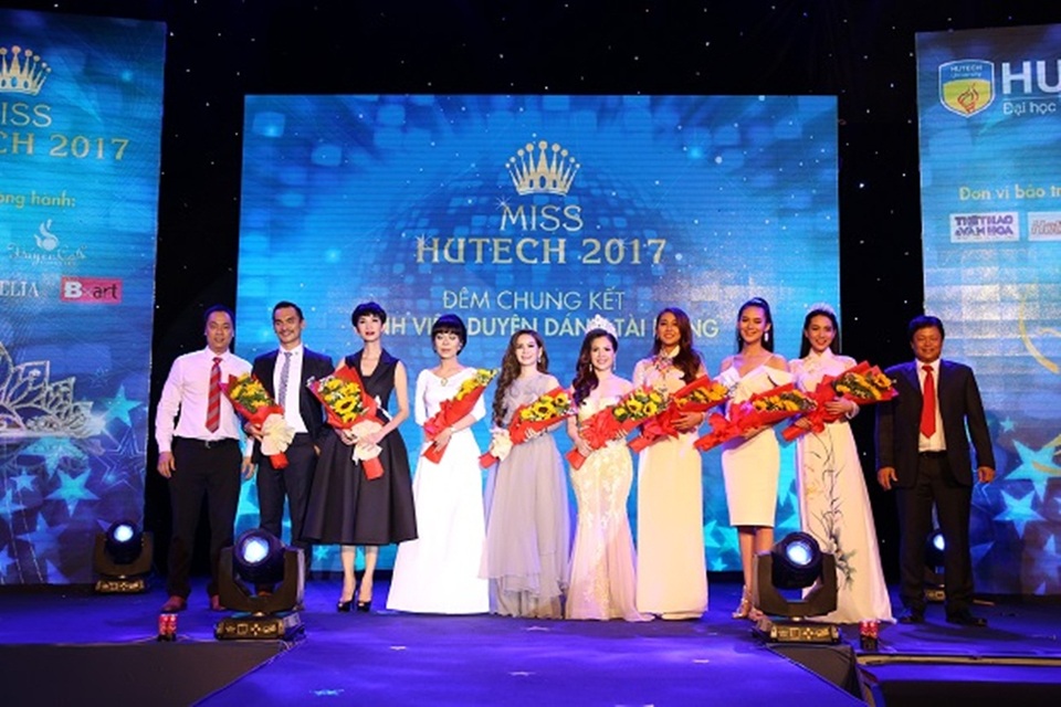 Hoa hậu Sang Lê cùng Xuân Lan rạng rỡ trên ghế nóng Miss HUTECH - 9 Ban giám khảo là những người có kinh nghiệm đại diện cho tài năng, nhan sắc và sức trẻ.
