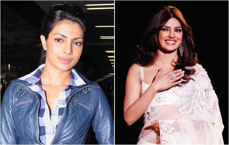 Người đẹp Bollywood khác lạ “một trời một vực” khi không trang điểm - 12
Priyanka Chopra
