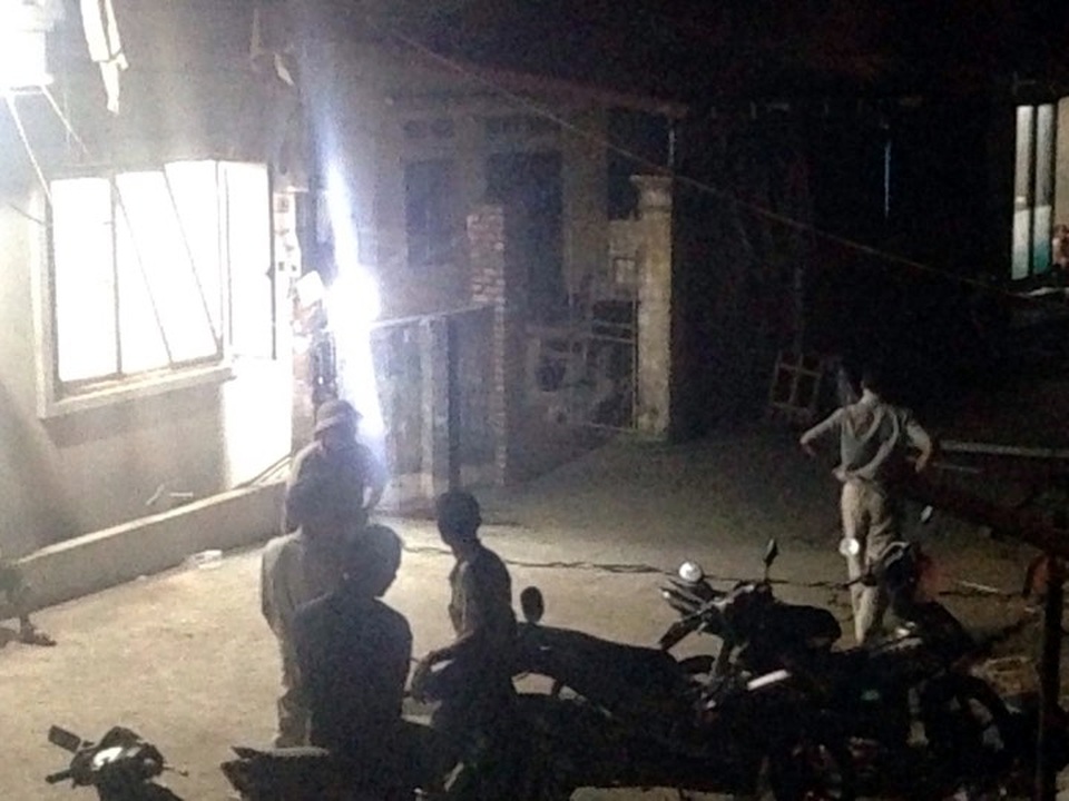 
Hiện trường xảy ra vụ án mạng
