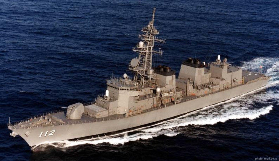 
Tàu khu trục Sazanami (Ảnh: Seaforces)
