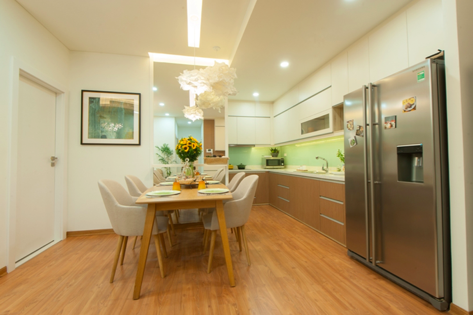 Anland đón Tết sum vầy – lì xì lộc lớn - 2 Căn hộ Anland Complex được bàn giao hoàn thiện với khu bếp lắp đặt trang thiết bị cao cấp