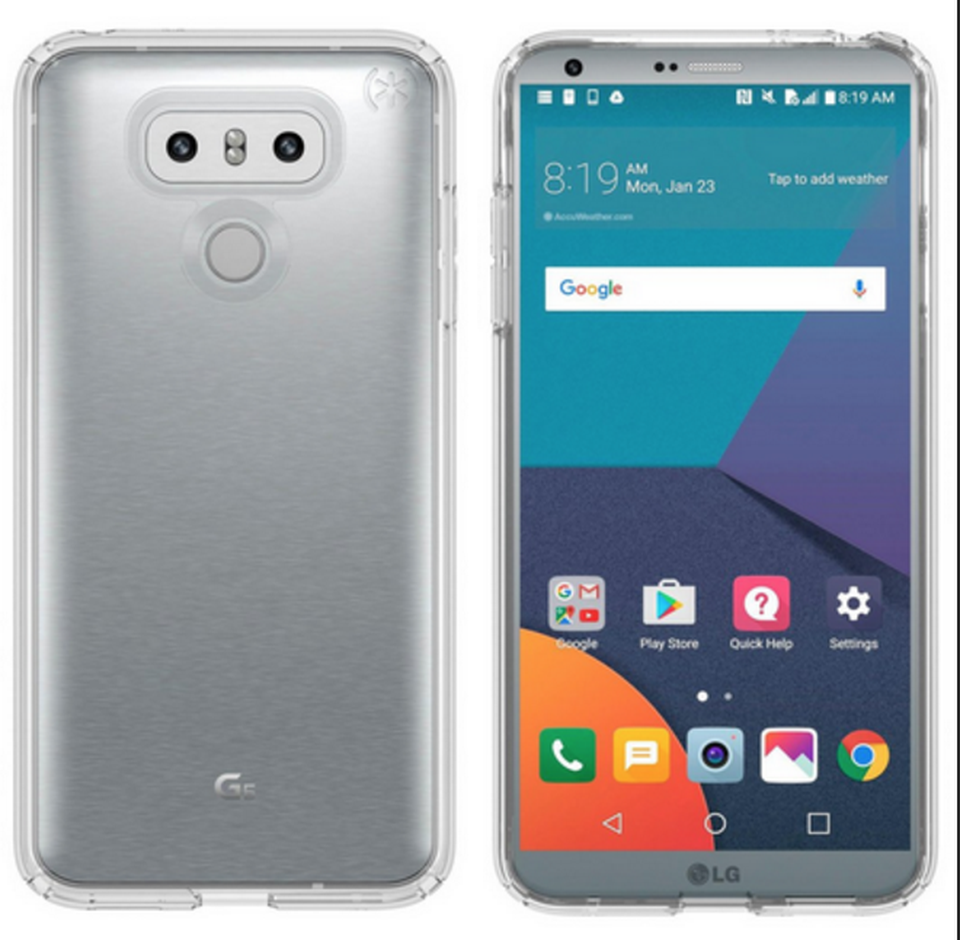 
Hình ảnh được cho là LG G6.
