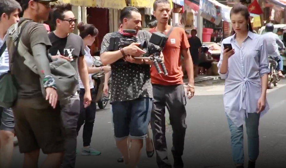 
Một hình ảnh trong đoạn clip hé lộ về phiên bản Bphone 2 của Bkav.
