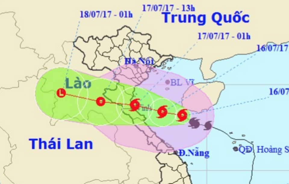 Bão số 2 đang hướng vào Thanh Hóa - Hà Tĩnh, xuất hiện gió giật cấp 11-12 - 1 Bão số 2 đang hướng vào Thanh Hóa - Hà Tĩnh, xuất hiện gió giật cấp 11-12 - 1