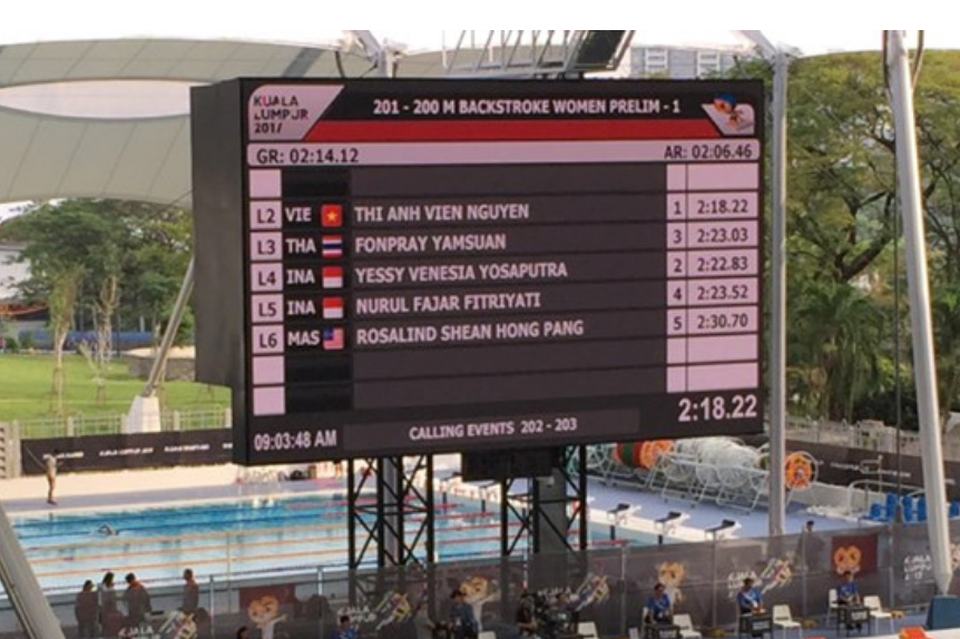 Nhật ký SEA Games ngày 22/8: Ánh Viên giành cú đúp HCV - 25
Thành tích của Ánh Viên ở vòng loại 200m ngửa nữ