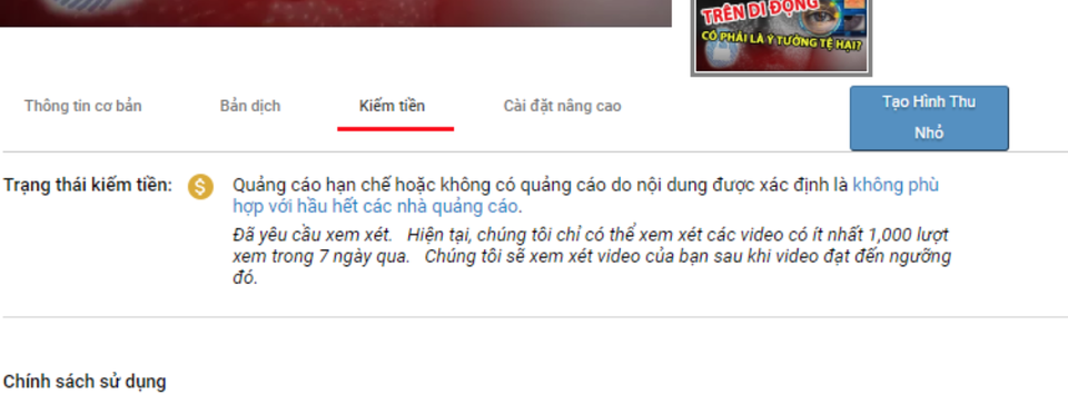 "Thanh trừng" nội dung bẩn, Youtube cần có chính sách quản lý chặt chẽ hơn - 2 Nhiều kênh video ở Việt Nam đang bị xem xét quảng cáo chặt chẽ hơn