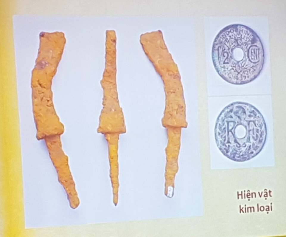 Sẽ mở rộng khai quật tìm kiếm dấu vết lăng mộ vua Quang Trung - 3 Các hiện vật được phát hiện tại cuộc thăm dò thám sát khảo cổ tìm dấu vết Tây Sơn/ Quang Trung