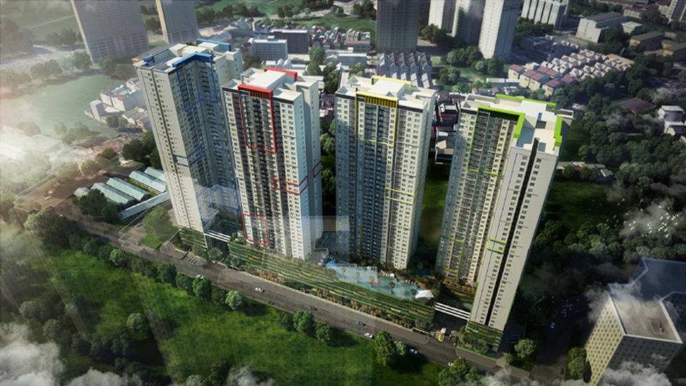 Dự án vượt tiến độ 3 tháng, lợi ích nhân đôi cho khách hàng - 4 Phối cảnh tổng quan dự án Seasons Avenue, Mỗ Lao, Hà Đông