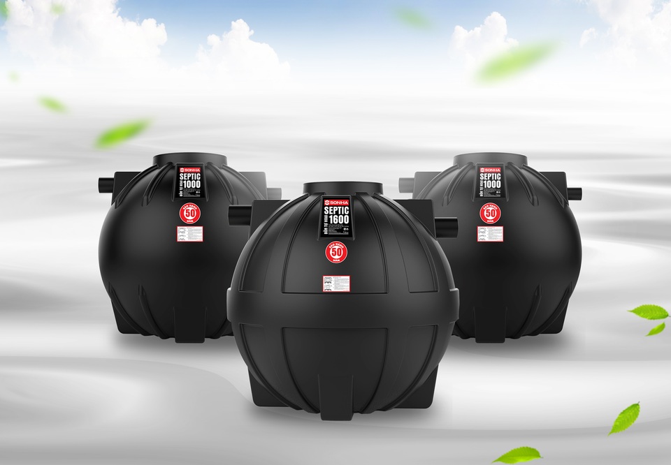 Bồn tự hoại Septic Sơn Hà - Giải pháp thay thế bể phốt truyền thống - 1
Bồn tự hoại Septic Sơn Hà – giải pháp thay thế bể phốt bê tông truyền thống