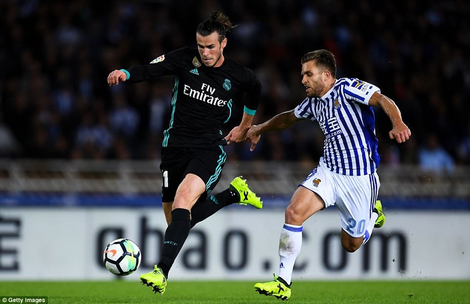 Sociedad 1-3 Real Madrid: Gareth Bale lập công - 4
Bale ấn định chiến thắng 3-1 chung cuộc cho Real Madrid