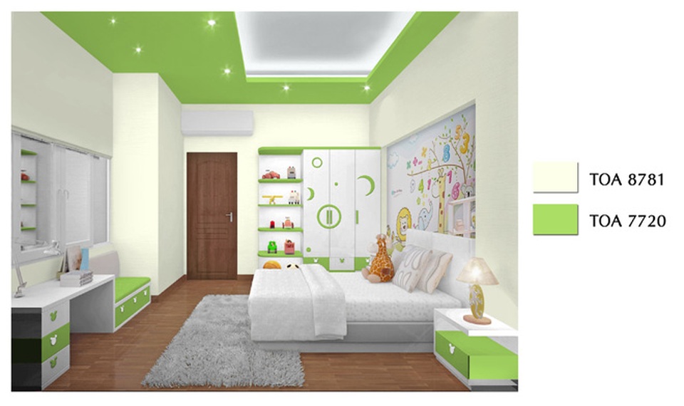 Bí quyết để nhà mới không còn mùi sơn - 2 Sơn TOA NanoClean có mùi rất nhẹ, dễ chịu, an toàn cho sức khỏe người sử dụng