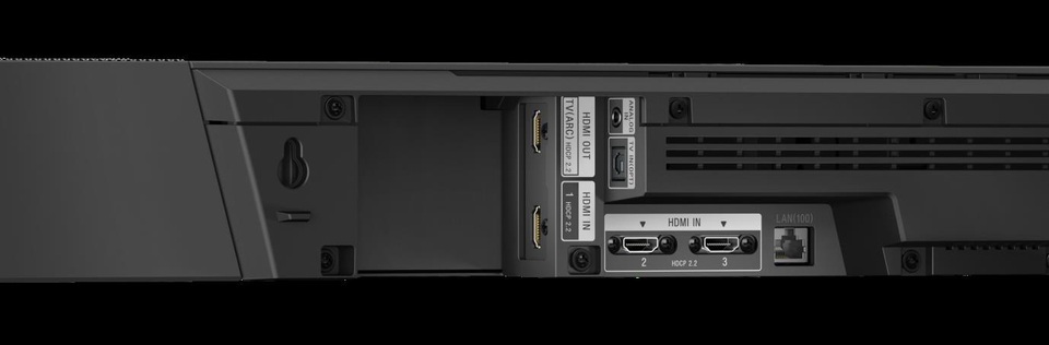 Trải nghiệm âm thanh chuẩn rạp chiếu phim của Soundbar Sony HT-ST5000 tại AV Show 2017 - 7
Nhiều cổng kết nối cho người dùng lựa chọn