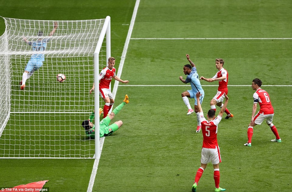 
Bàn thắng không được công nhận của Sterling
