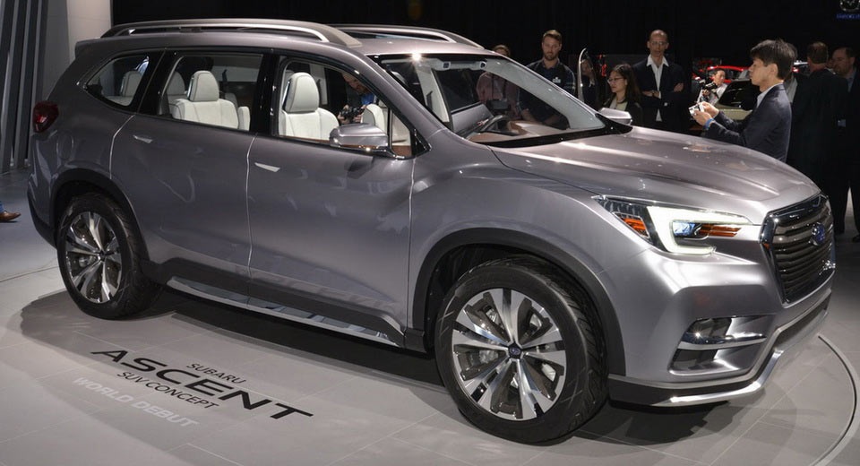 Subaru không định làm riêng xe chạy điện - 1
Subaru Ascent Concept