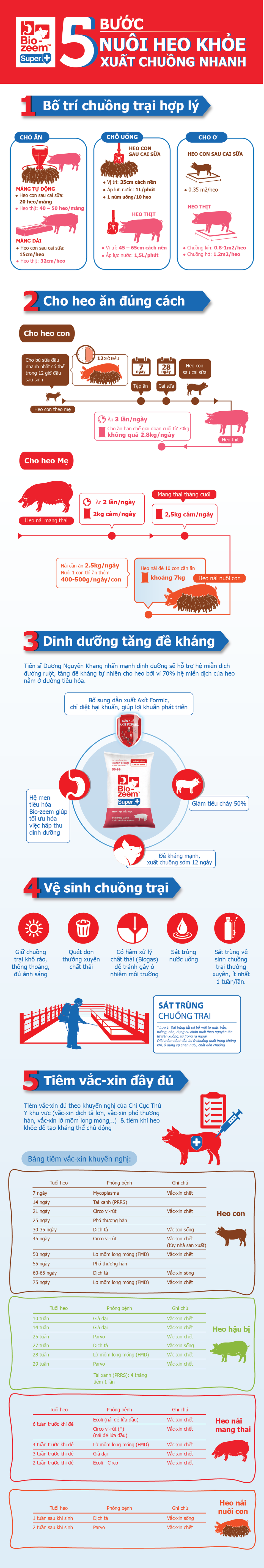 Bí quyết nuôi heo khỏe - 1