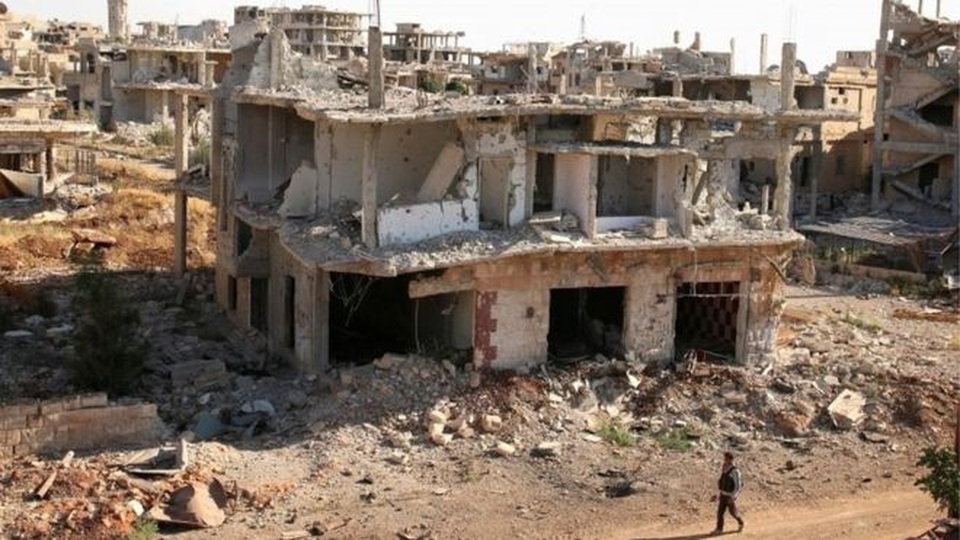 Liên Hợp Quốc cảnh báo nguy cơ Syria bị chia cắt - 2
Thành phố Deraa ở phía bắc Syria là một trong những nơi bị tàn phá do chiến sự (Ảnh: Reuters)