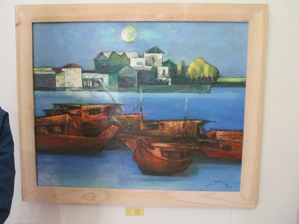 40 tác phẩm tham gia triển lãm hội họa mùa xuân - 5