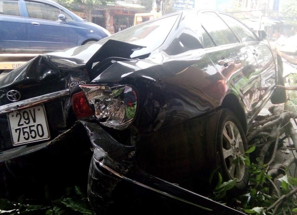 
Chiếc xe gây tai nạn.
