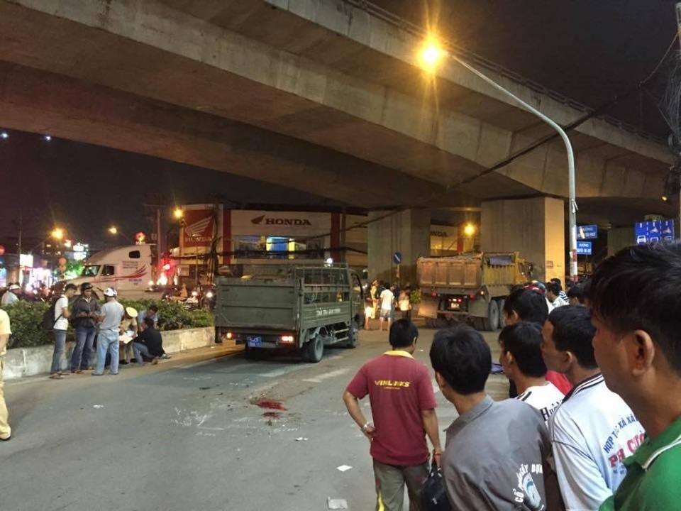 Hiện trường vụ tai nạn