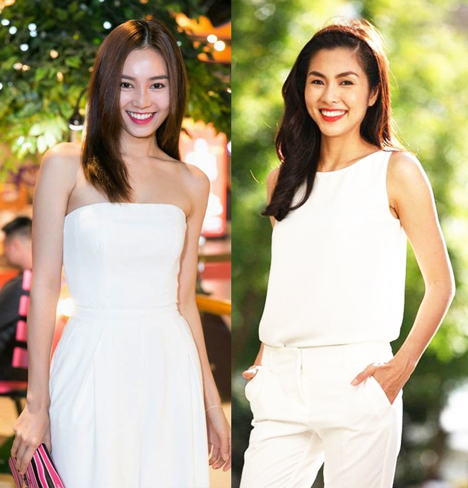 Những sao Việt trông giống nhau đến ngỡ ngàng - 15 Cả hai nữ diễn viên sở hữu vẻ đẹp thuần khiết, tươi sáng và nhất là nụ cười “ tỏa nắng” đặc trưng.