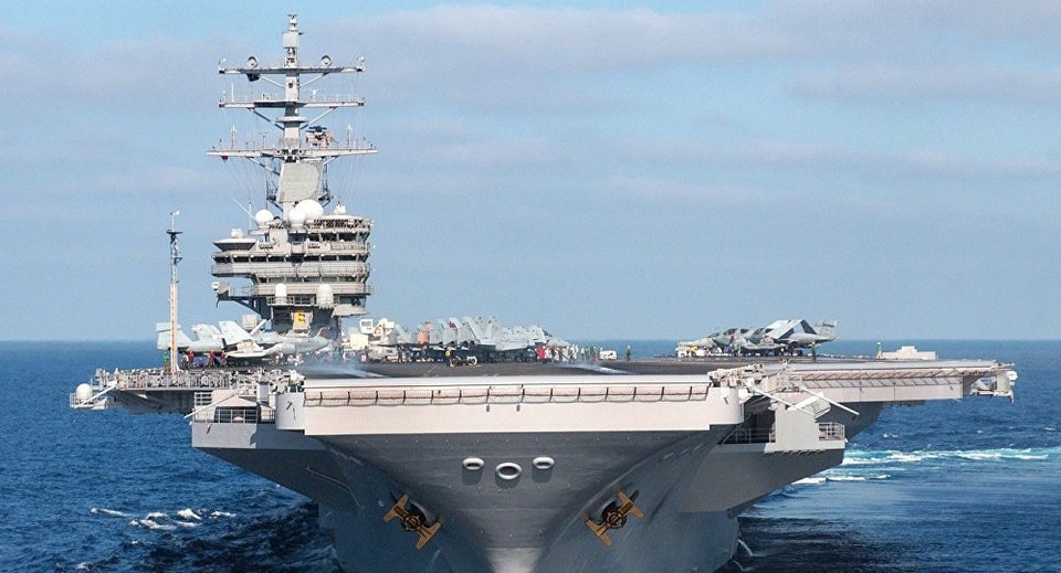 3 tàu sân bay Mỹ hướng về bán đảo Triều Tiên - 1
Tàu sân bay USS Ronald Reagan của Mỹ. (Ảnh: Sputnik)