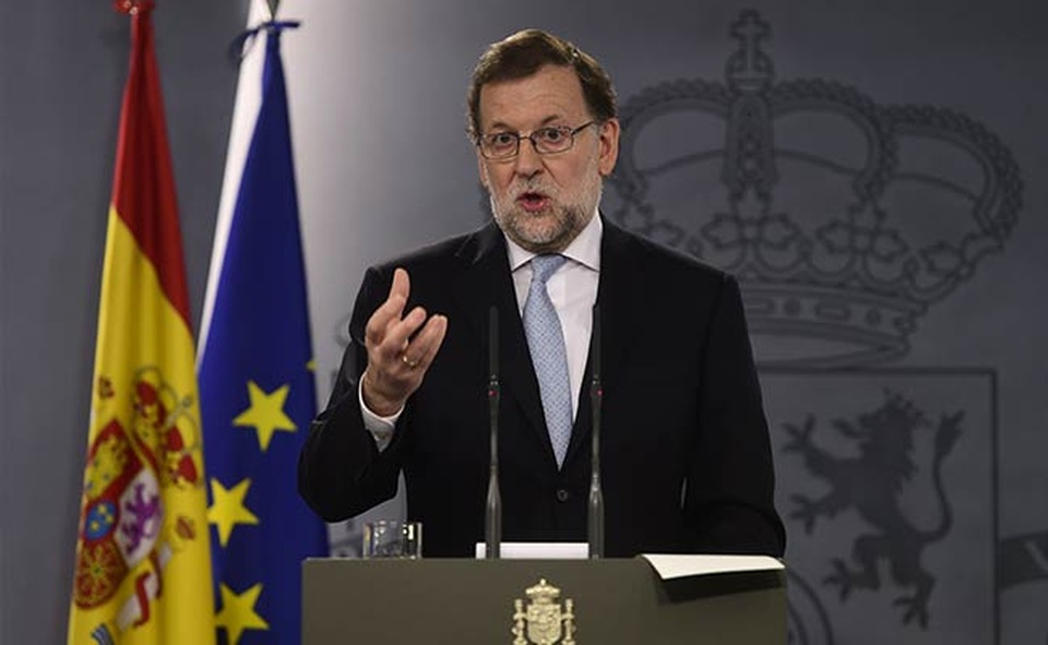 Tây Ban Nha ra tối hậu thư cho Catalonia - 1
Thủ tướng Tây Ban Nha Mariano Rajoy (Ảnh: Reuters)