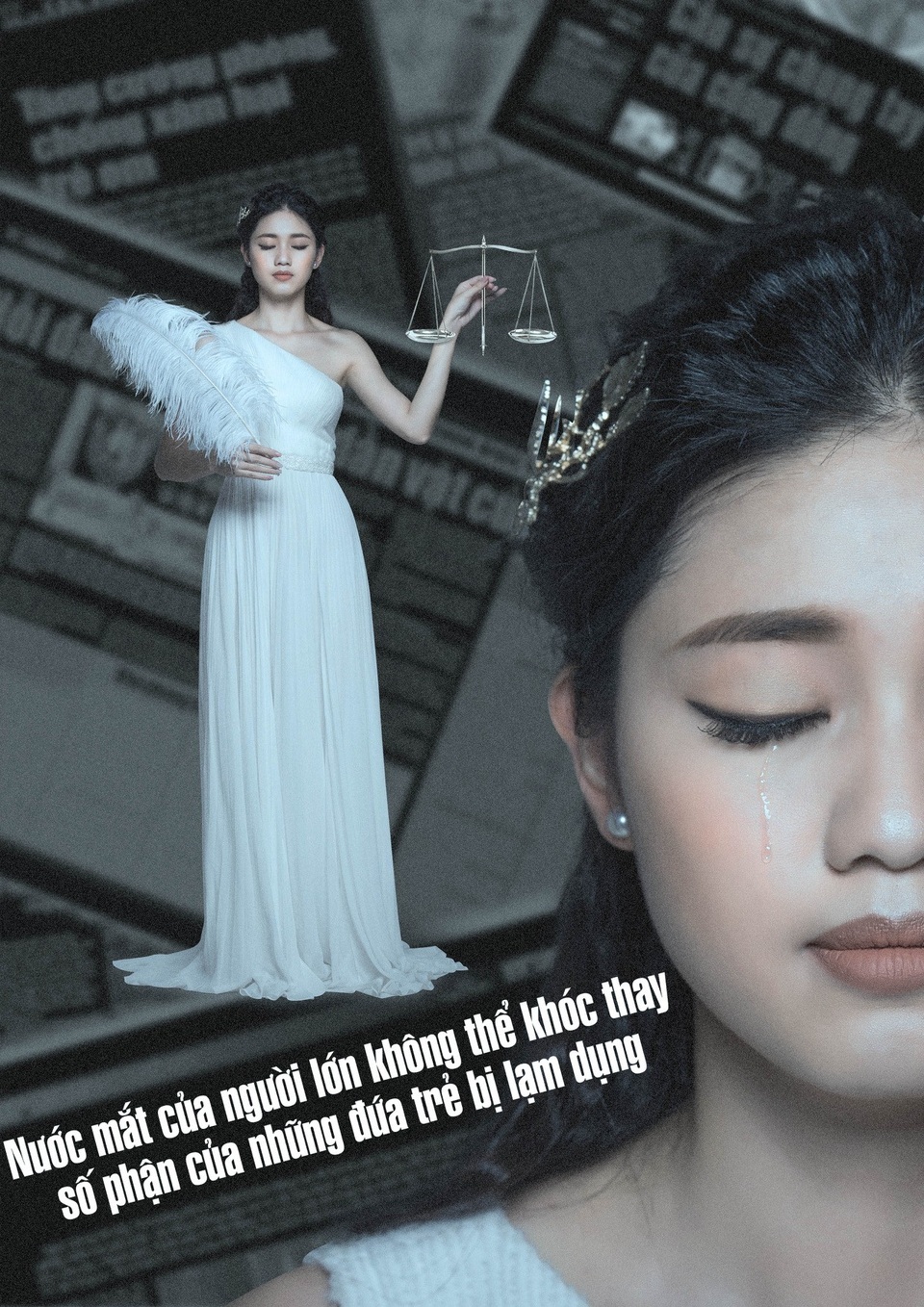 Á hậu Thanh Tú hoá thân thành Nữ thần công lý chống xâm hại trẻ em - 4