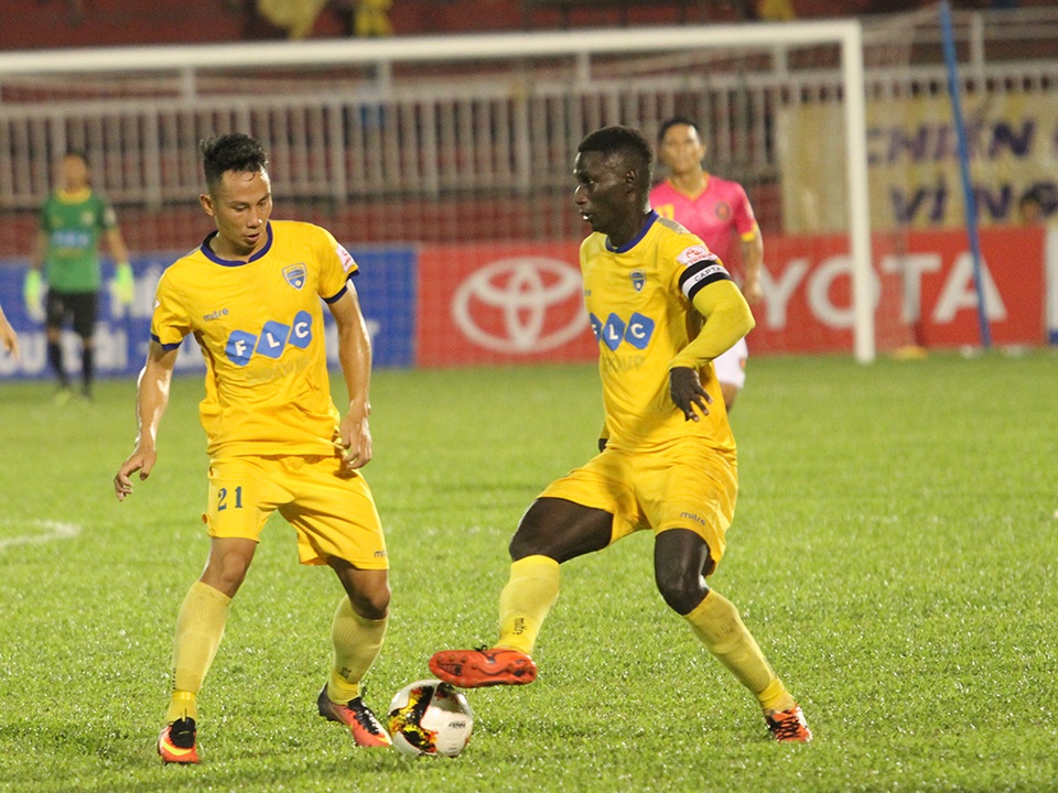 Đại chiến FLC Thanh Hóa-Hải Phòng ở vòng 20 V-League - 1 Thanh Hoá quyết vảo vệ ngôi đầu (ảnh: Trọng Vũ)