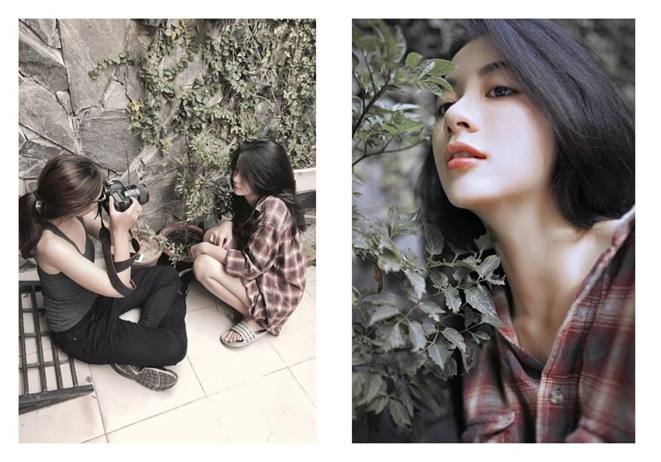 Theo nhiếp ảnh Hoàng Thảo, “Nếu cảm hứng xuất hiện, hãy nắm bắt ngay lấy nó, ngay lúc đó. Đừng quá khuôn khổ về chuyện dựng concept này nọ rồi trang điểm stylist sẽ khiến cảm xúc của bạn bị ngưng trệ”. Đó là lí do cô bấm máy ngay tại khu vườn nhà mình, khi mà người mẫu là Nguyễn Vi chẳng hề chuẩn bị trước về trang phục, trang điểm.