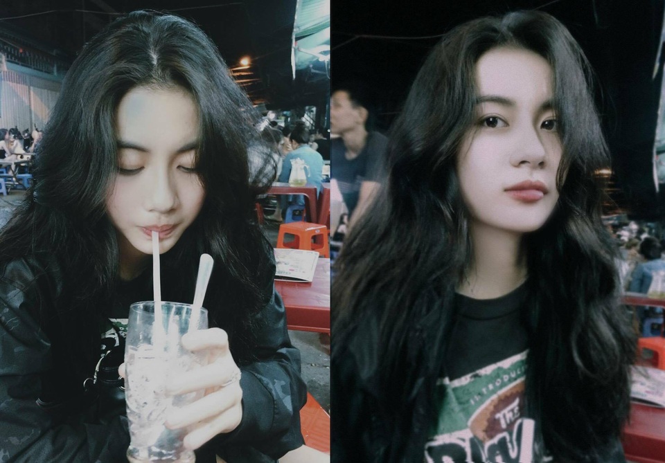 Vẻ đẹp ngắm mãi không chán của nữ sinh Nguyễn Vi.
