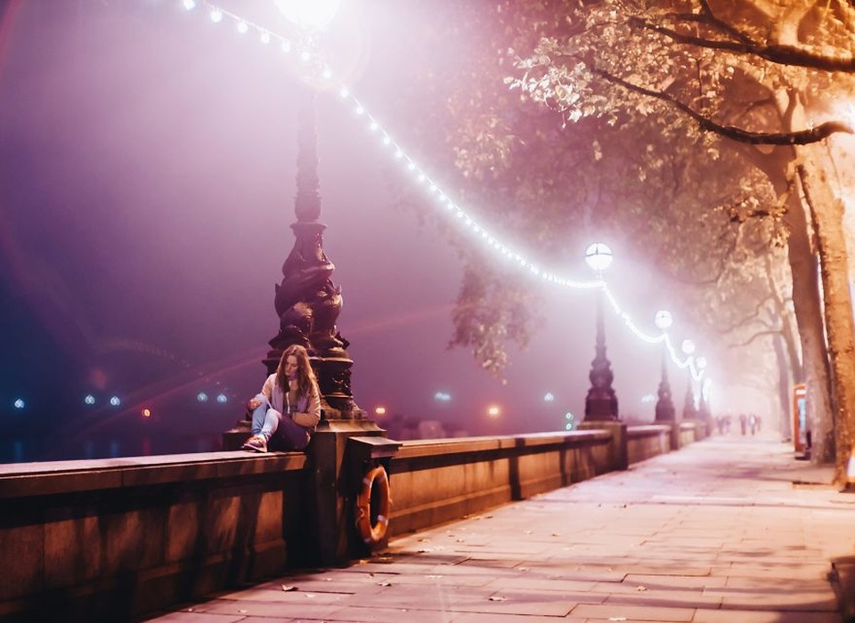 Khoảnh khắc bình yên ở một góc London.