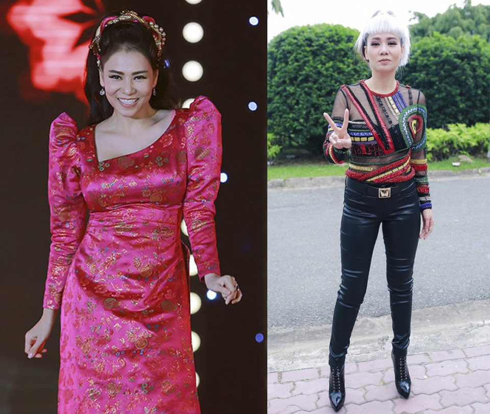 Top 10 sao Việt mặc xấu năm 2016 - 16 Hoặc với trang phục kín đáo thì lại quá màu mè, sến sẩm, thiếu sang trọng cần có để tạo phong độ ổn định như nữ ca sĩ đã làm được trong năm trước.
