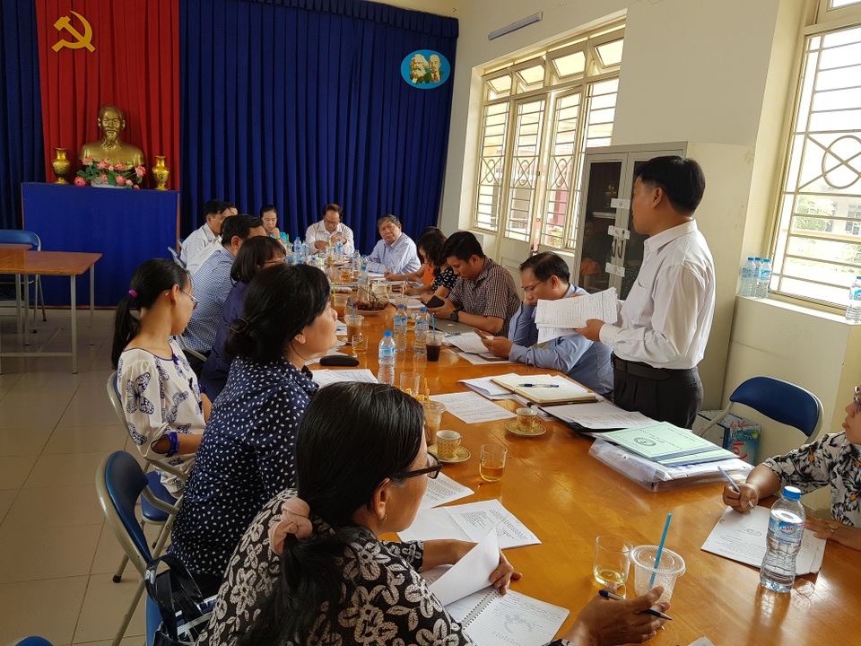 Nếu để tự nguyện, có phụ huynh sẽ không đóng - 1 Buổi làm việc giám sát thu chi tại Trường THPT Thủ Thiêm, TPHCM