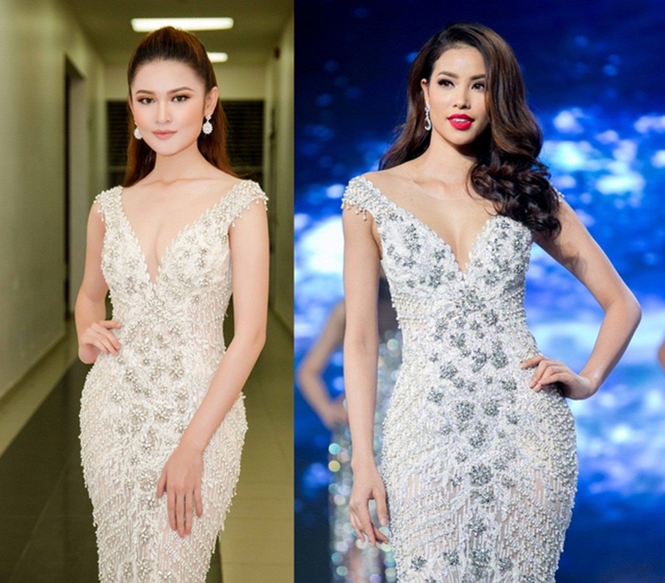 Bích Phương ám ảnh “Bao giờ lấy chồng”, Trương Nam Thành cầu hôn bạn gái - 9 Tối 20/1, Á hậu Thuỳ Dung đảm nhận vai trò vedette trình diễn thời trang tại TPHCM. Một điều thú vị, chiếc đầm của Á hậu Thuỳ Dung trình diễn là thiết kế từng được Hoa hậu Phạm Hương diện tại chung kết The Face trước đó.