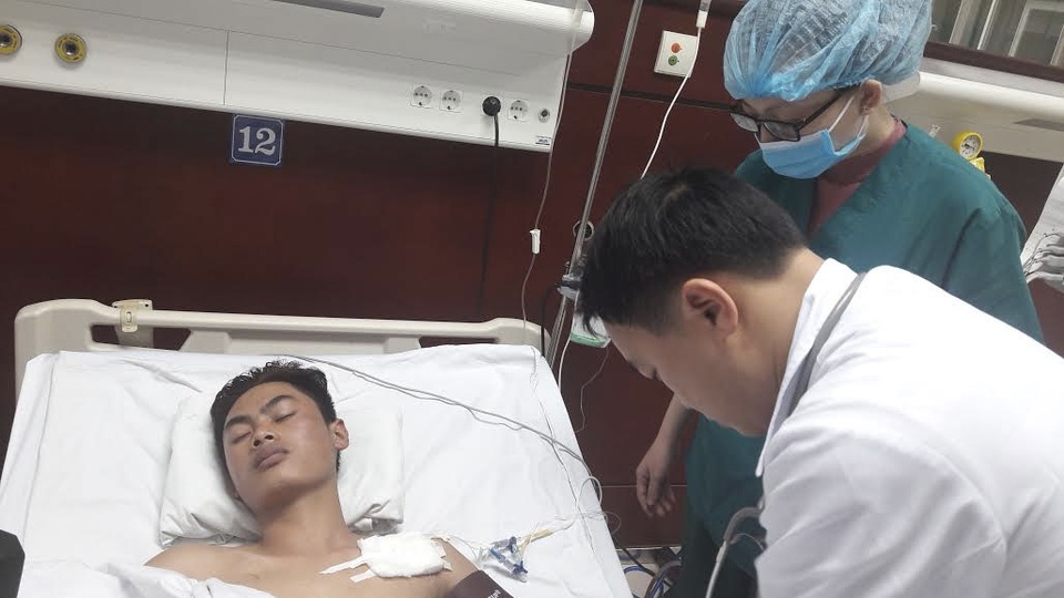Cứu sống trường hợp rách tim do tai nạn xe máy - 1 Cứu sống trường hợp rách tim do tai nạn xe máy - 1