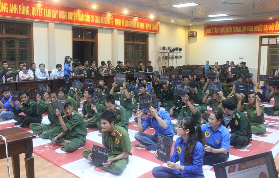 Tuổi trẻ huyện đảo Cồn Cỏ tìm hiểu sự nghiệp cách mạng của Tổng bí thư Lê Duẩn - 2 Thí sinh nào trả lời sai sẽ bị loại trực tiếp khỏi cuộc chơi