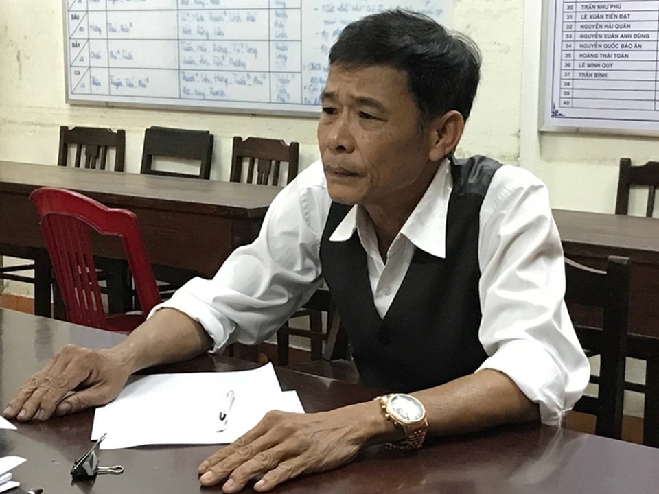 Tìm ra chủ mưu vụ gần 3.000m2 rừng thông bị chặt hạ - 1 Ông Võ Văn Tý tại cơ quan CSĐT Công an TP Huế