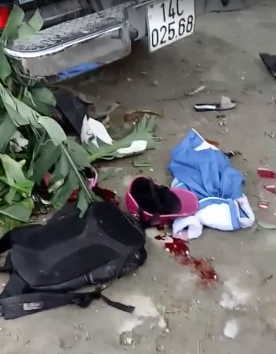 
Hiện trường vụ tai nạn
