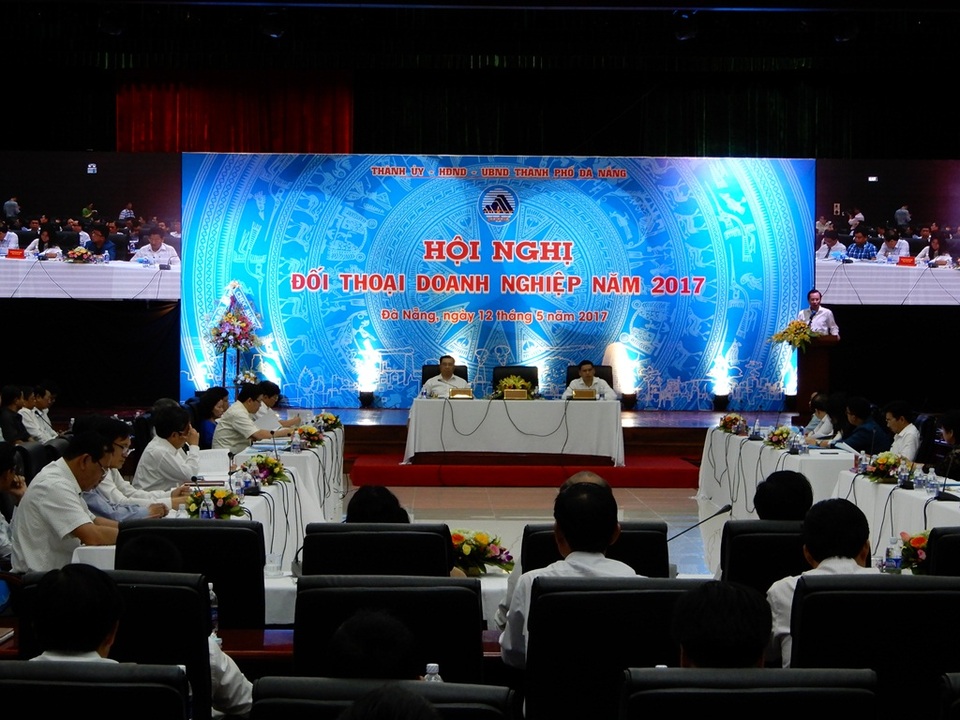 Bí thư Đà Nẵng: "Đừng để yêu, ghét chi phối quyết định đối với doanh nghiệp" - 1 Toàn cảnh hội nghị
