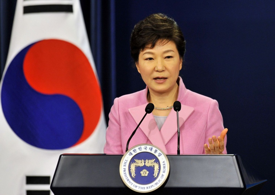 Tranh vẽ Tổng thống Hàn Quốc khỏa thân gây tranh cãi - 1 Tổng thống Hàn Quốc Park Geun-hye (Ảnh: Korea Times)
