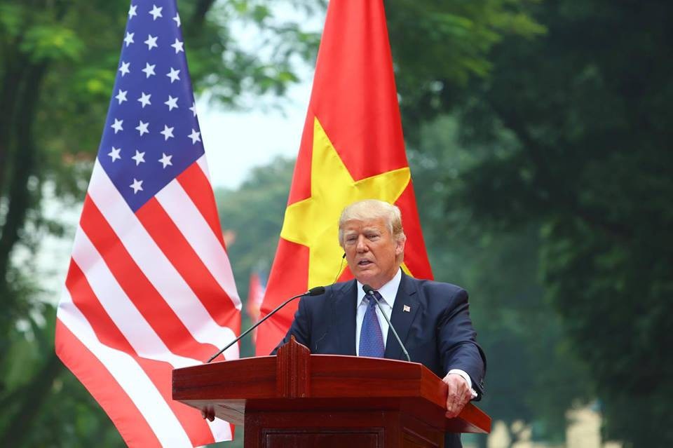 Tổng thống Trump: Việc làm bạn với nhà lãnh đạo Triều Tiên có thể xảy ra - 4
Tổng thống Donald Trump tại cuộc họp báo.