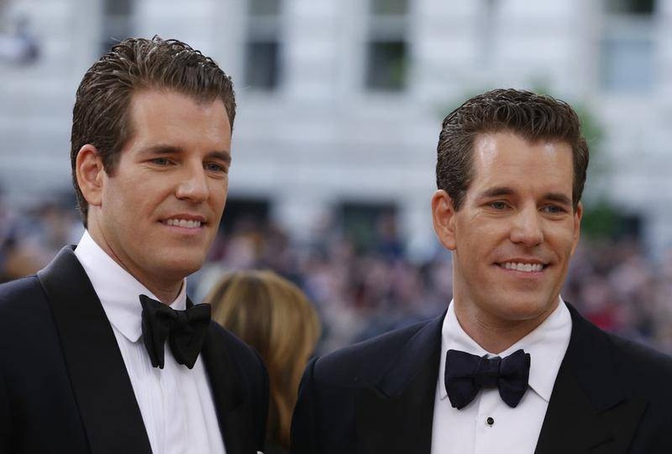 Bitcoin tăng phi mã, lộ diện 2 tỷ phú Bitcoin đầu tiên - 1
Anh em sinh đôi nhà Winklevoss (Ảnh: Getty)
