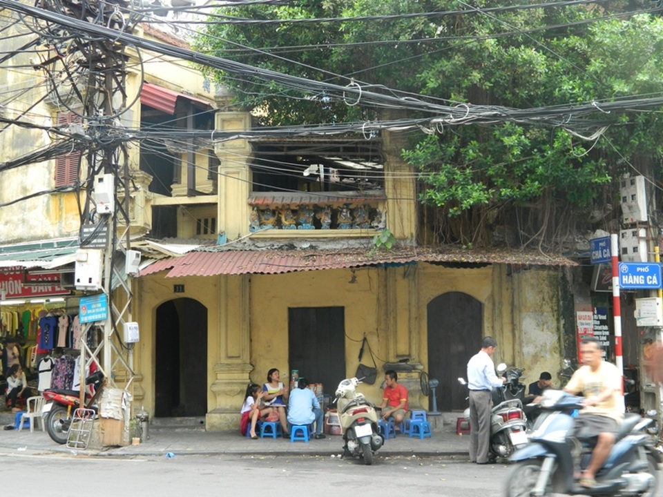 Khu phố cổ với nhiều lối kiến trúc đan xen. (Ảnh: Hoàng Ngọc)